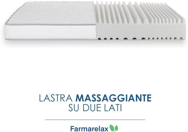 Detalle 2 de Farmarelax Easyvan materasso singolo 80x190 pieghevole ortopedico 10 cm per brandine