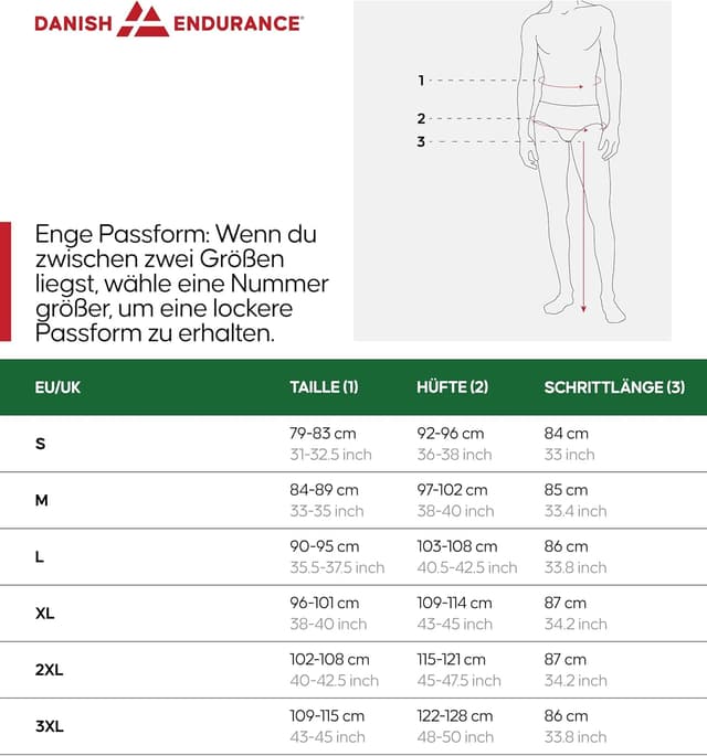 Thumbnail 5 de DANISH ENDURANCE Merino Thermounterhose 180 g/m²