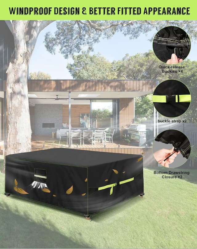 Detalle 2 de VDISRR housse table de jardin 250x210x90