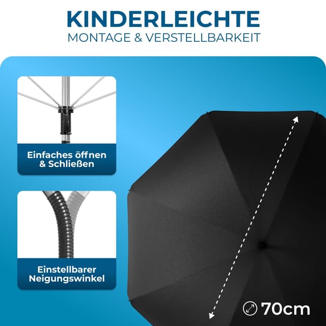 Thumbnail 4 de STYNGARD Sonnenschirm Kinderwagen 70 cm UV50+