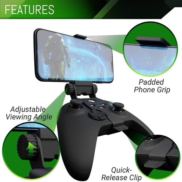 Detalle de Orzly Xbox Series X Controller Mobile Clip
