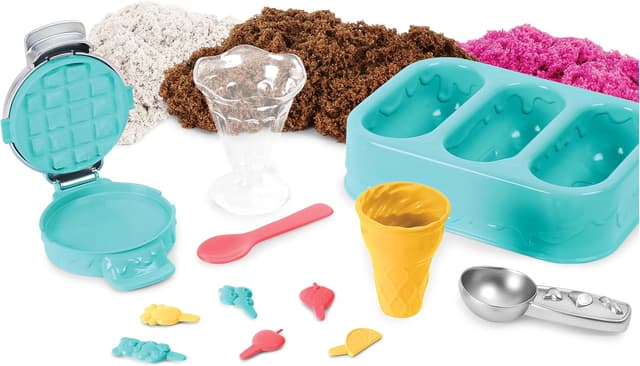 Detalle de Kinetic Sand Ice Cream Treats Playset