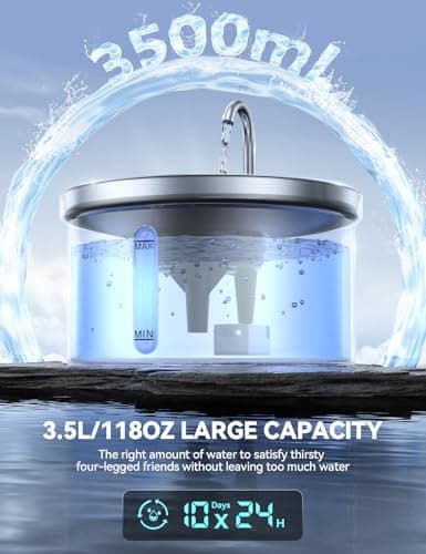 Thumbnail 4 de FEELNEEDY Fuente de Agua 3,5 L 🚰