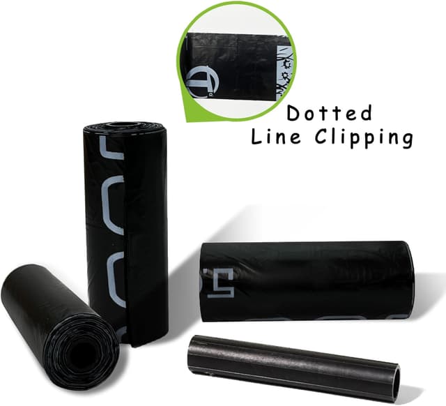 Detalle 2 de AiTodos 600 pièces sacs à crottes pour chien 31 x 23 cm