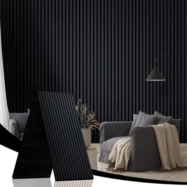 Thumbnail 6 de JUWEI DIRECT AKK-Star Folding Acoustic Panels (Walnut 4#) – 2400x600mm wooden wall panels set