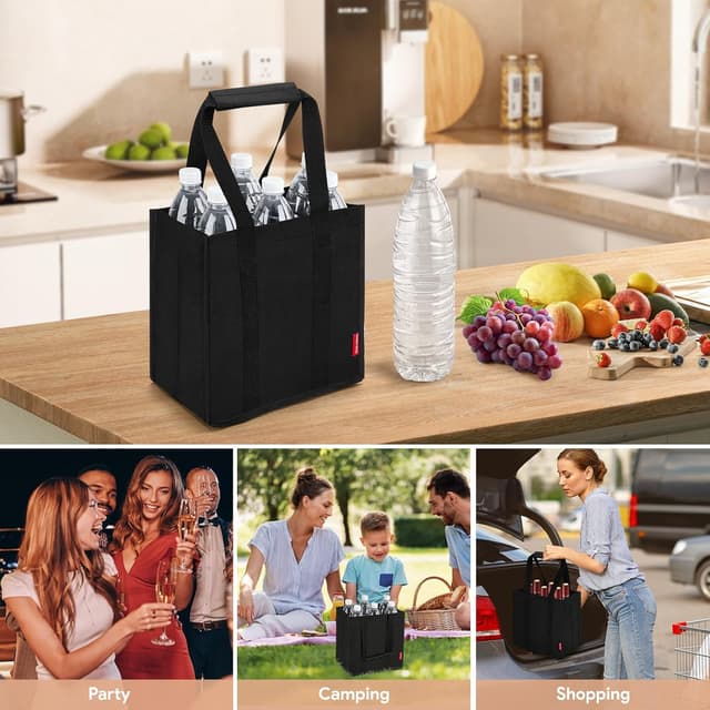 Thumbnail 4 de Eurhomewit Flaschentasche 6 Flaschen đ