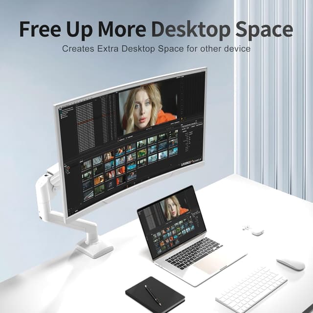 Detalle 2 de Suptek Brazo para Monitor 13-32" con VESA y Ajuste 360°🖥