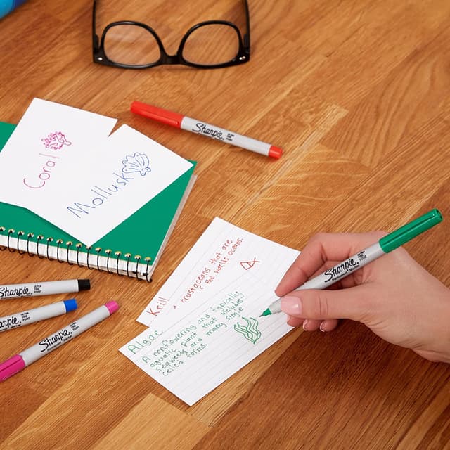 Thumbnail 5 de Sharpie rotuladores permanentes punta ultrafina 12 colores