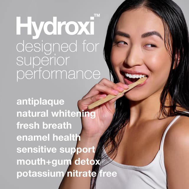 Detalle de Davids Hydroxi Fluoride-Free Nano Hydroxyapatite Toothpaste (5.25 oz) — Natural Peppermint
