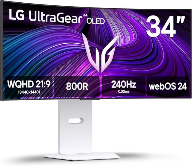 Detalle de LG 34GX90SA-W OLED gaming monitor 34-inch