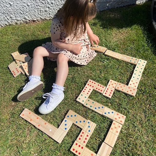 Detalle de Jaques of London giant dominoes double 6