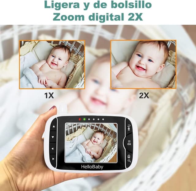Thumbnail 6 de HelloBaby HB65 Baby Monitor 3,2