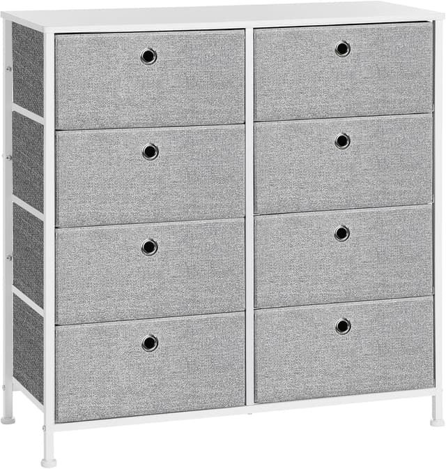 Imagen de SONGMICS LTS24W commode 8 tiroirs 30 kg en OfertitasTOP