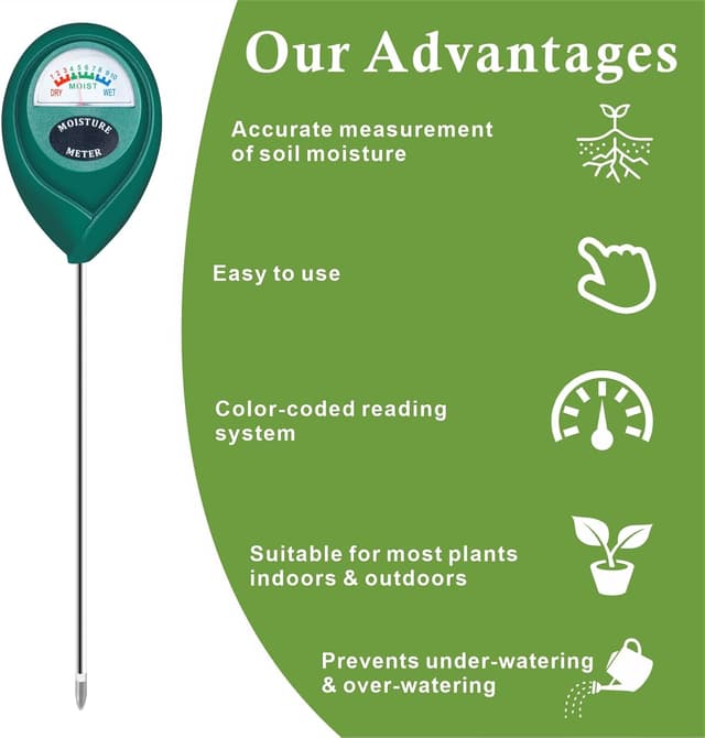 Detalle 2 de XLUX Soil Moisture Meter 1 — plant hygrometer 🌱