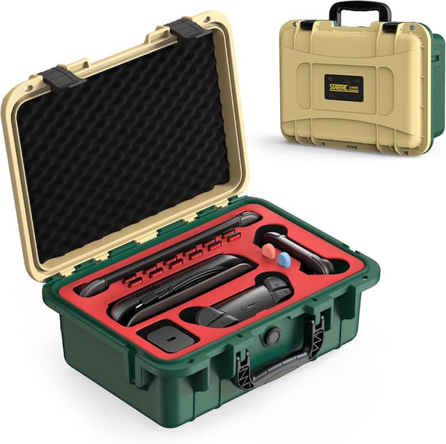 Detalle de STARTRC GAMES Hard Carrying Case for Nintendo Switch 2 (2025) – Waterproof travel case for console, Pro Controller & accessories