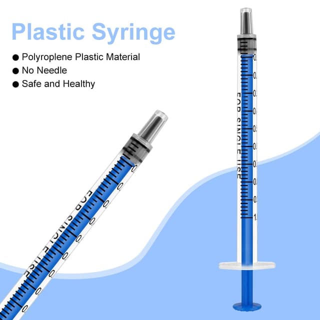 Detalle 2 de OFFCUP Kunststoffspritze 1 ml 🧪