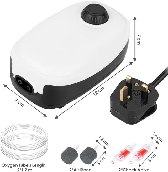Thumbnail 6 de Eyein Adjustable Air Pump 4W for 400L aquarium 🐠