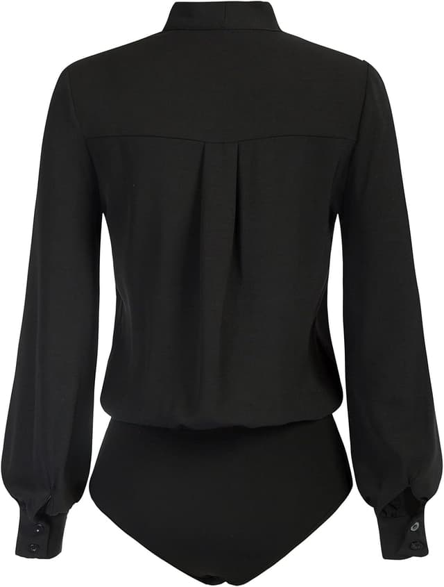 Thumbnail 6 de Kate Kasin Bow Tie Neck Bodysuit Blouse