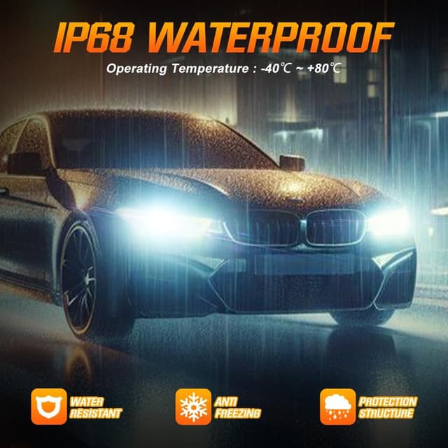 Thumbnail 6 de NIGHTEYE H4 LED headlight bulbs 34000LM