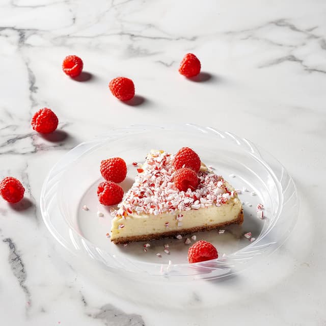 Detalle de Munfix Clear Plastic Plates Set (6-Inch) — 200 Disposable Dessert/Appetizer Plates for Parties & Events