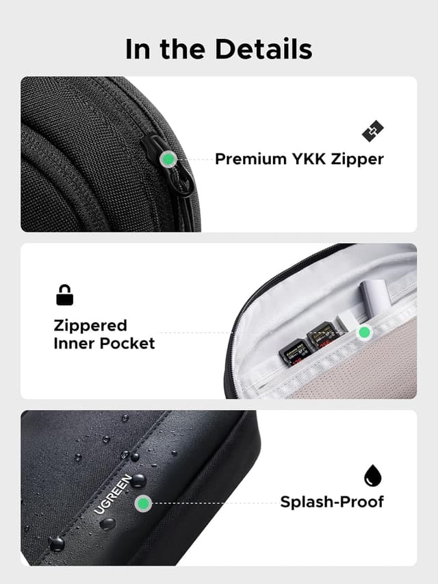 Thumbnail 6 de UGREEN Travel Tech Pouch S 22.5cm organiser