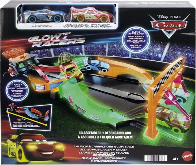 Thumbnail 5 de Mattel Cars Coffret Glow Racers HPD80