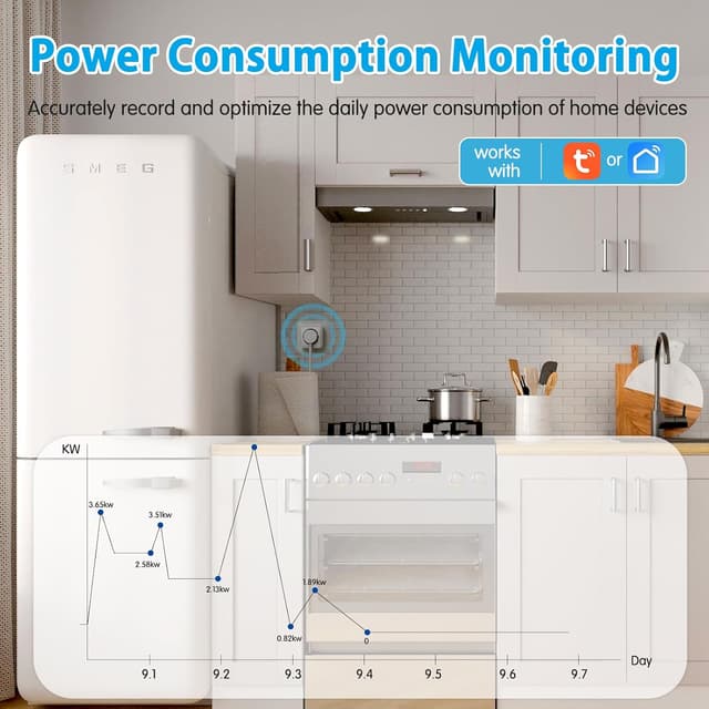 Thumbnail 2 de FAYIBUY Presa Intelligente WiFi 16A 3680W