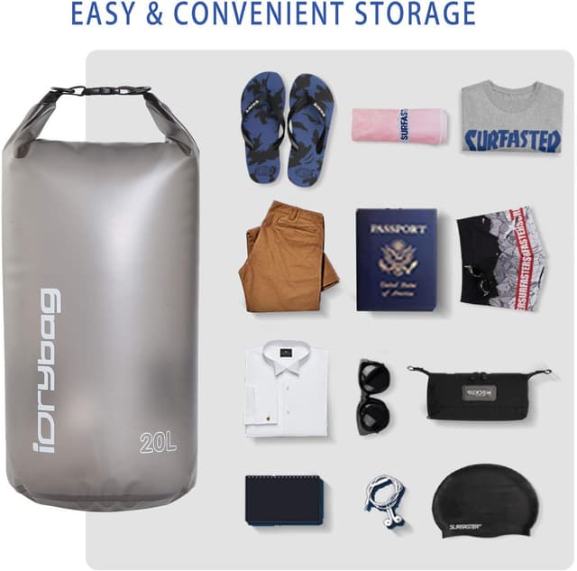 Detalle de IDRYBAG sac étanche transparent 2 L