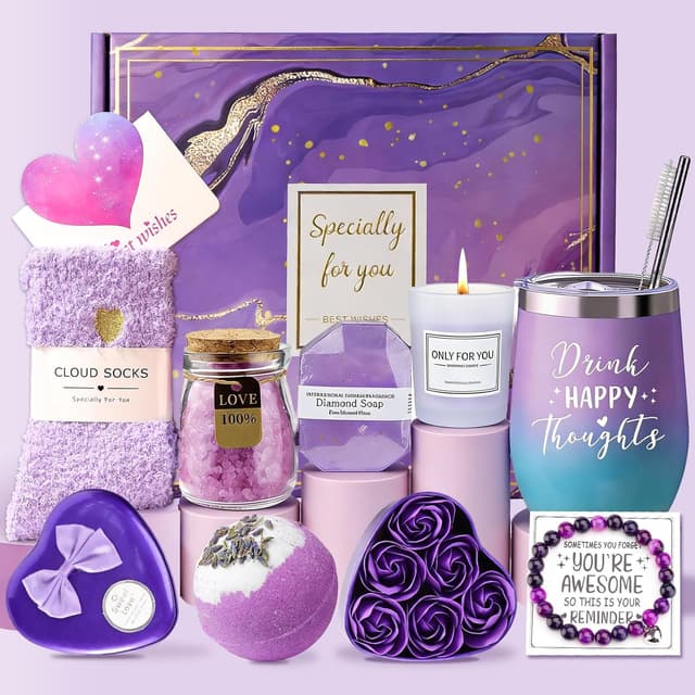 Thumbnail 6 de Geschenke für Frauen: 10-teiliges Bath-Set zum Geburtstag (18., 40., 50. und 70.) für beste Freundin, Mutter, Schwester & mehr