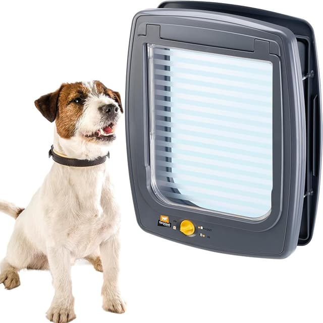 Imagen de Ferplast Swing 11 puerta para perros medianos, 4 vías de acceso en OfertitasTOP