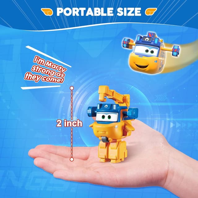 Thumbnail 3 de Super Wings Marty Avión Transforming 2 en 1