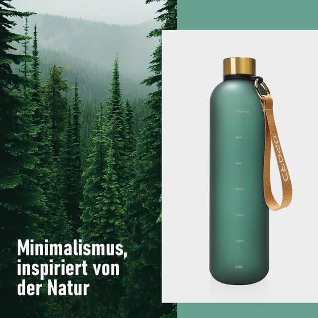 Thumbnail 5 de Opard Trinkflasche mit 1 L, BPA-frei