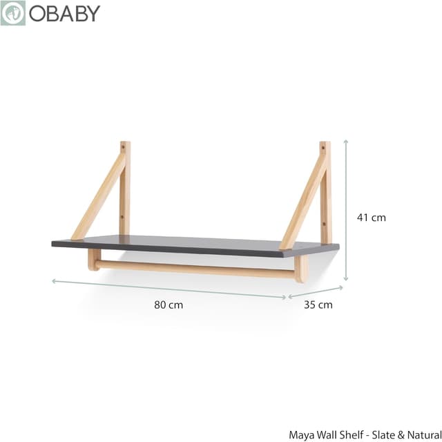 Detalle 2 de Wall-mounted nursery storage shelf