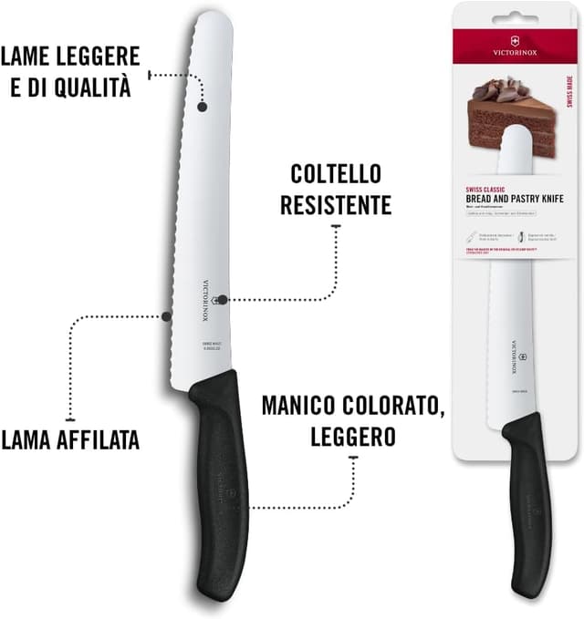 Thumbnail 4 de Victorinox Swiss Classic coltello da pane lama seghettata in acciaio 🍴