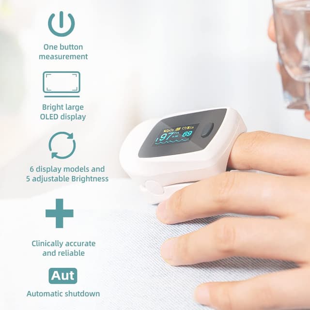 Thumbnail 5 de BLT M70B Fingertip Pulse Oximeter SpO2 1%