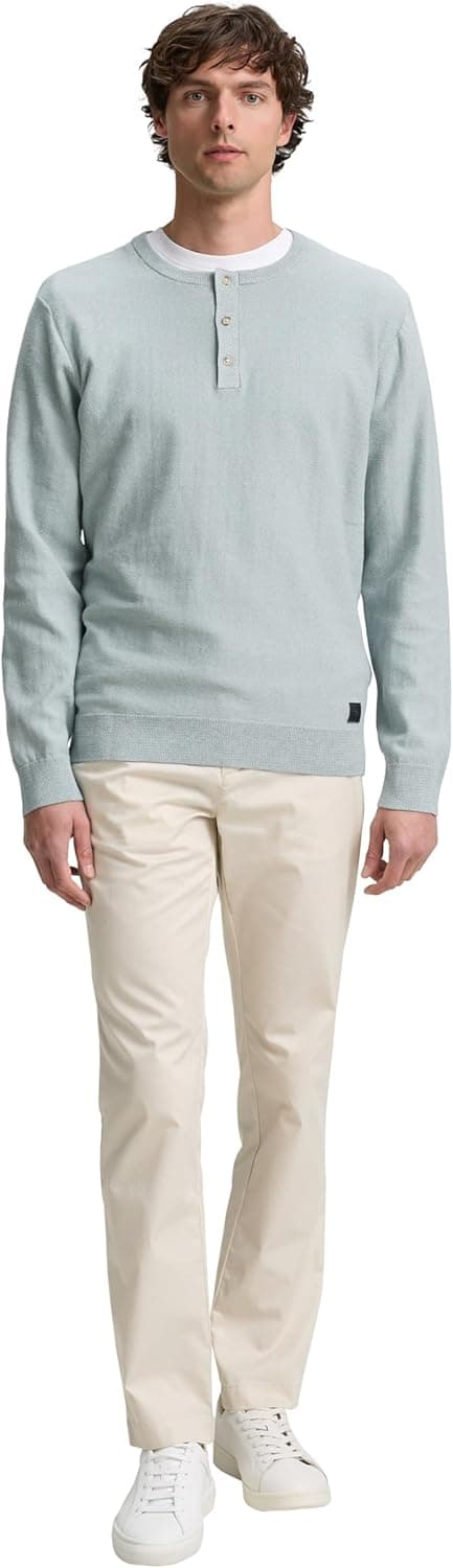 Detalle de TOM TAILOR 1045658 pullover da uomo: jersey a maniche lunghe comodo per l’uso quotidiano