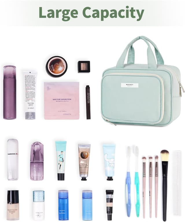 Thumbnail 4 de Narwey Full Size Toiletry Bag Mint Green