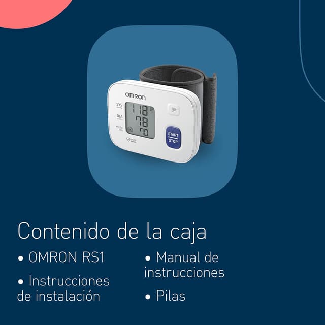 Thumbnail 2 de OMRON RS1: Monitor de presión arterial compacto para muñeca 🩺