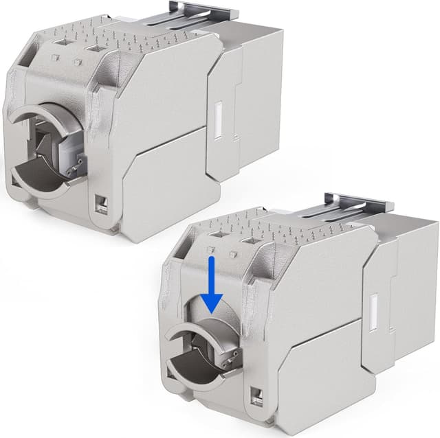 Thumbnail 6 de HB-DIGITAL 2-Port CAT 7 Netzwerkdose bis 10 Gbit/s