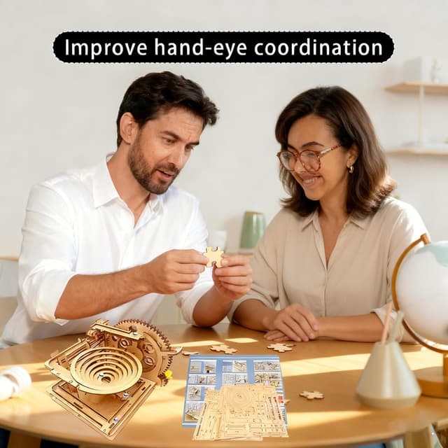 Detalle de IQIETOY 3D Marble Run Puzzle 14+ Age