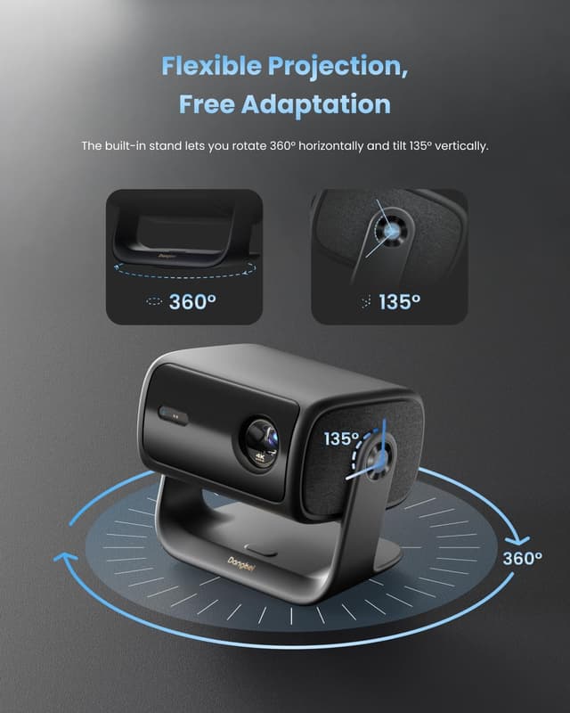 Detalle de Dangbei MP1 MAX 4K projector, 3100 ISO lumens