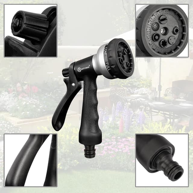 Detalle de AUTOMAN hose pipe spray gun, 7 patterns