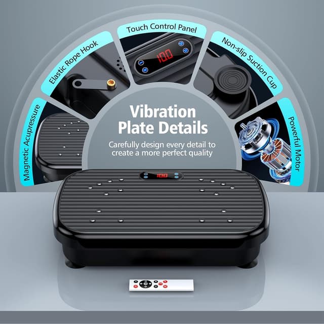 Thumbnail 1 de Vibration Plate Exercise Machine 330 lb capacity ๐