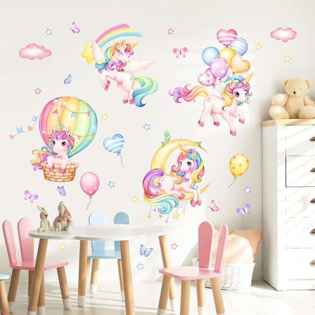 Thumbnail 4 de Supzone Unicorn Wall Stickers 29 x 90 cm