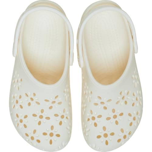 Thumbnail 3 de Crocs Classic Floral Cut Out Clog K Zuecos niños 30/31 Chalk 🥿