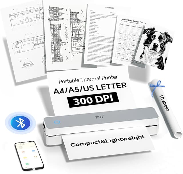 Imagen de PRT MT610 Pro Portable Thermal Printer 2000mAh en OfertitasTOP