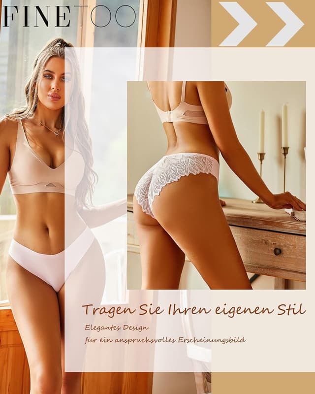 Thumbnail 5 de FINETOO Seamless Slips Damen Nahtlose Unterwäsche