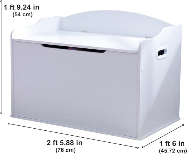 Thumbnail 5 de KidKraft Austin Wooden Toy Box bench for kids