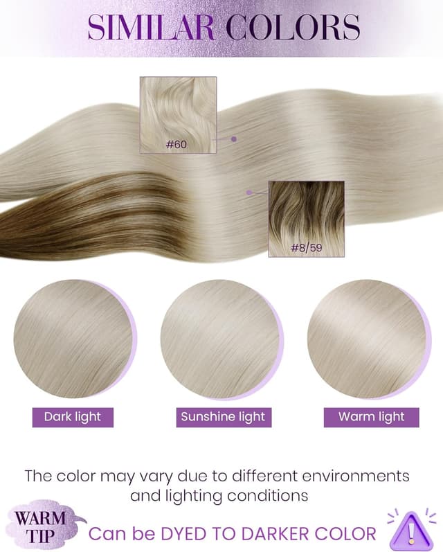 Thumbnail 5 de LaaVoo Extension Cheratina Capelli 35cm 50g