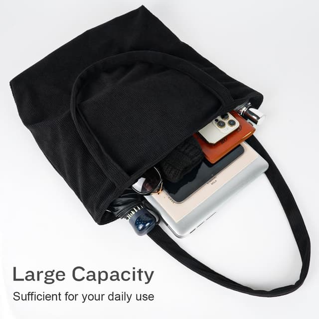 Thumbnail 6 de flintronic Tote Bag borsa in velluto 45x42x12 cm